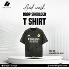 Acid Wash Drop Shoulder T-Shirt (Premium Street Style)