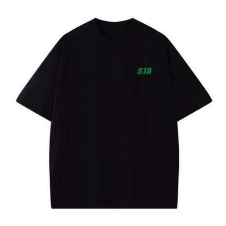 Drop shulder t shirt printed