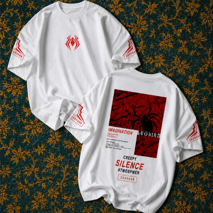 Printed drop shulder t shirt