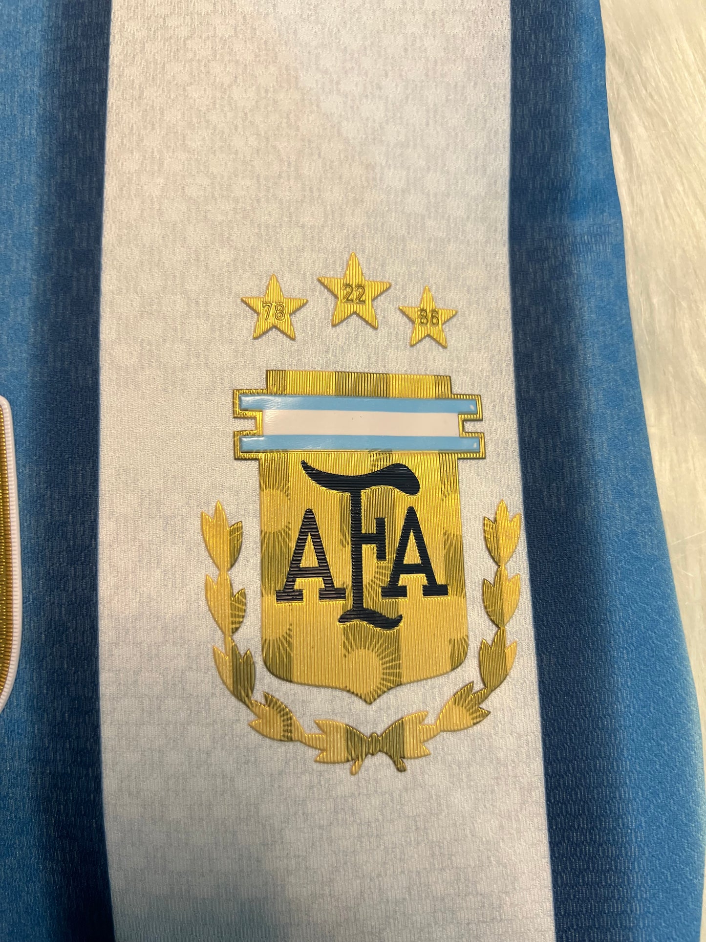 Imported player addition jersey 👌
For Argentina 🇦🇷 Lovers 
1:1 grade.Top notch quality ✅
