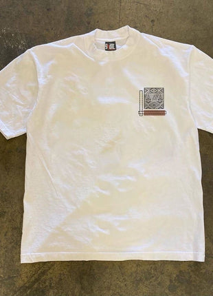 Drop shulder t shirt printed