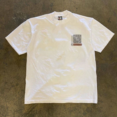 Drop shulder t shirt printed