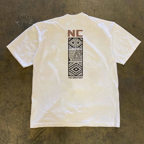 Drop shulder t shirt printed